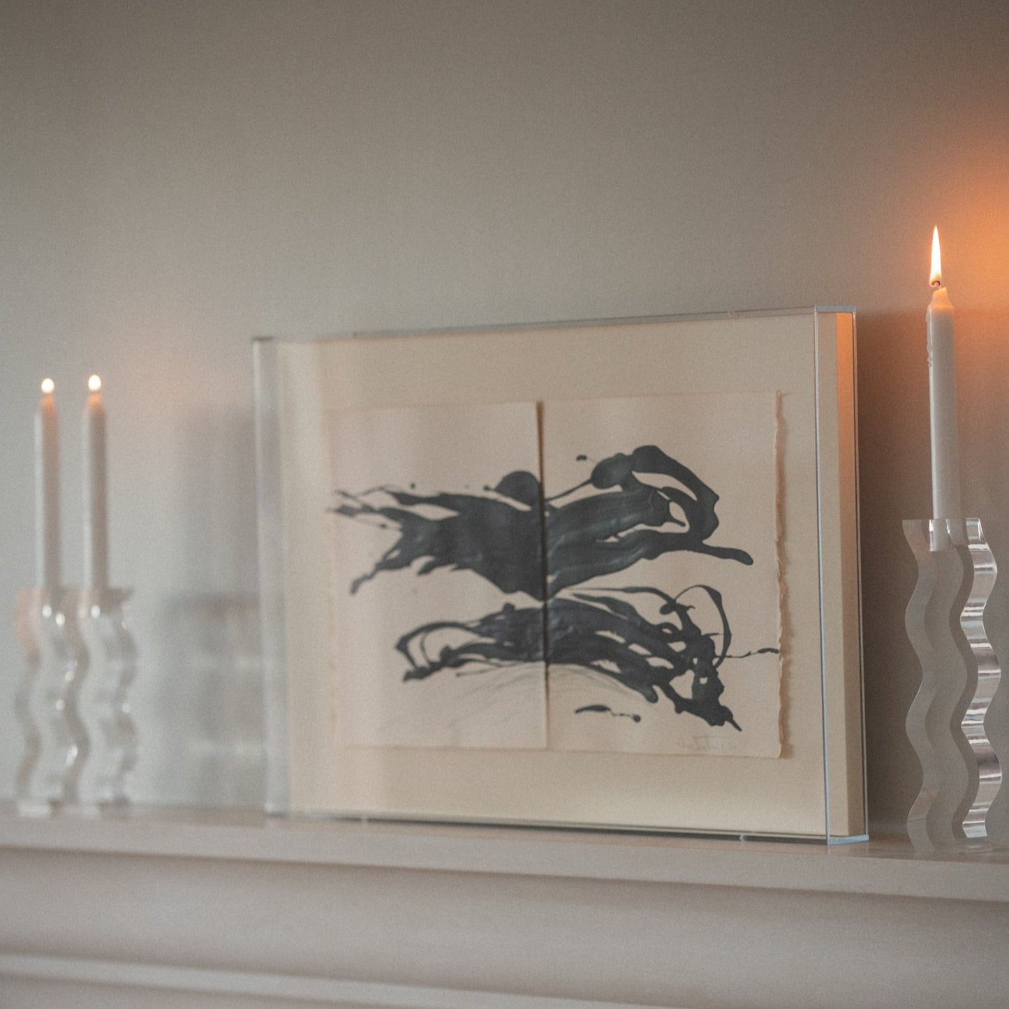 Bonnie & Clyde Candle Holders - SET