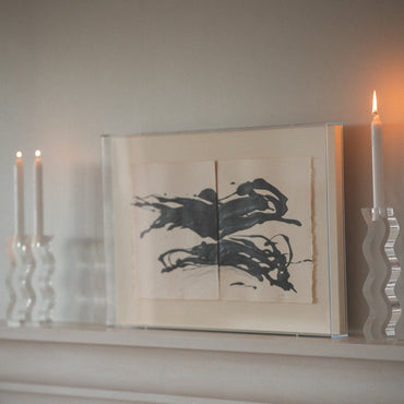 Bonnie & Clyde Candle Holders - SET