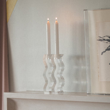 Bonnie & Clyde Candle Holders - SET