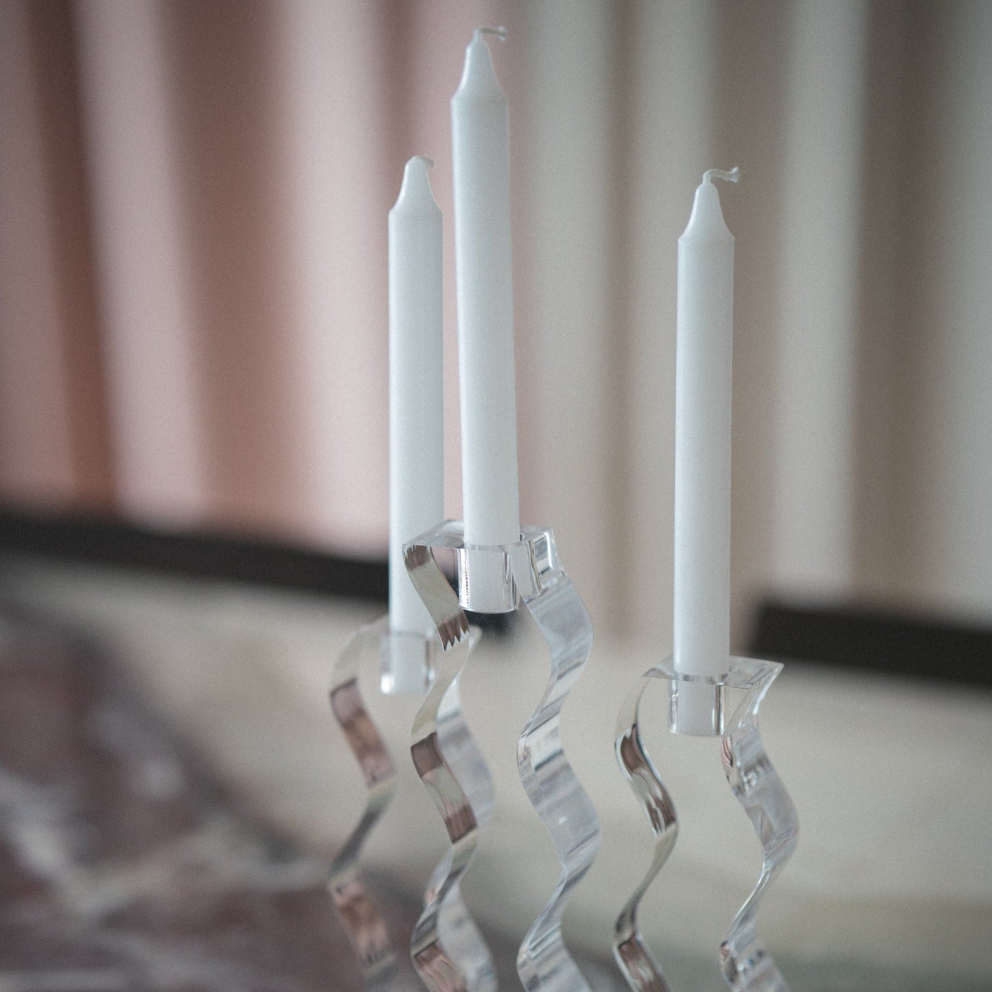 Bonnie & Clyde Candle Holders - SET