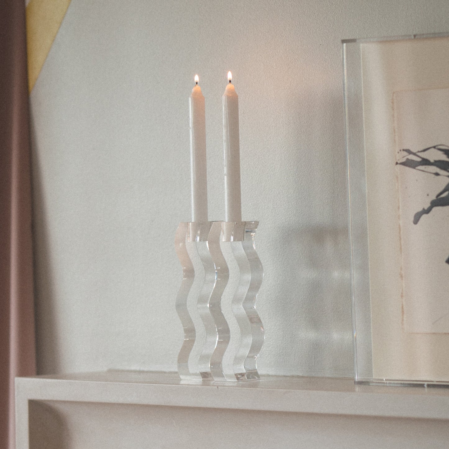 Bonnie & Clyde Candle Holders - SET